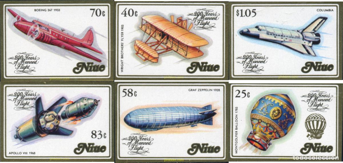Sellos: 17823 MNH NIUE 1983 PIONEROS