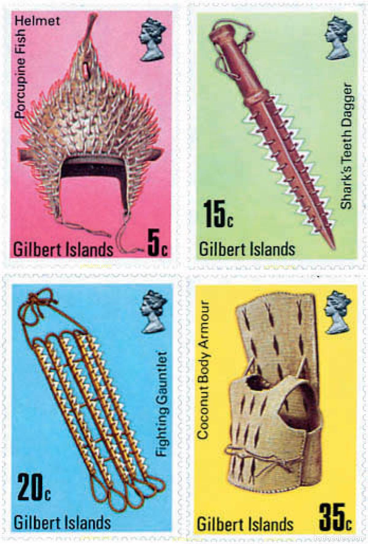 Sellos: 31844 MNH GILBERT 1976 ARTESANIA