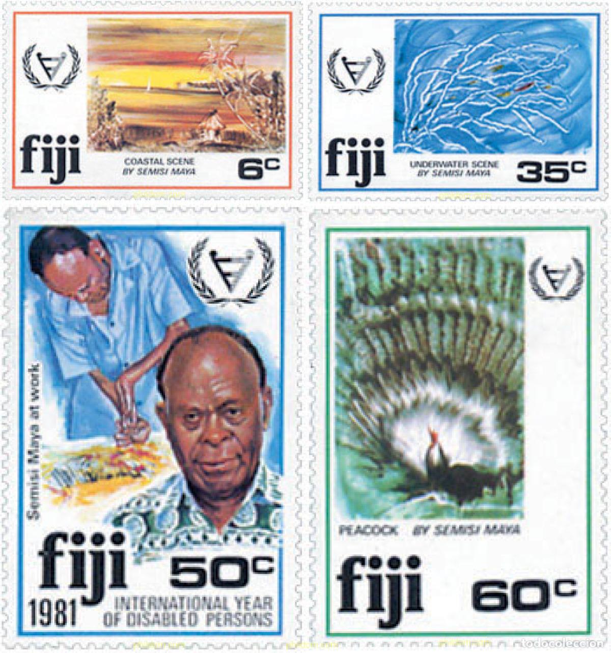 Sellos: 43310 MNH FIJI 1981 A&Ntilde;O INTERNACIONAL DE LOS MINUSVALIDOS