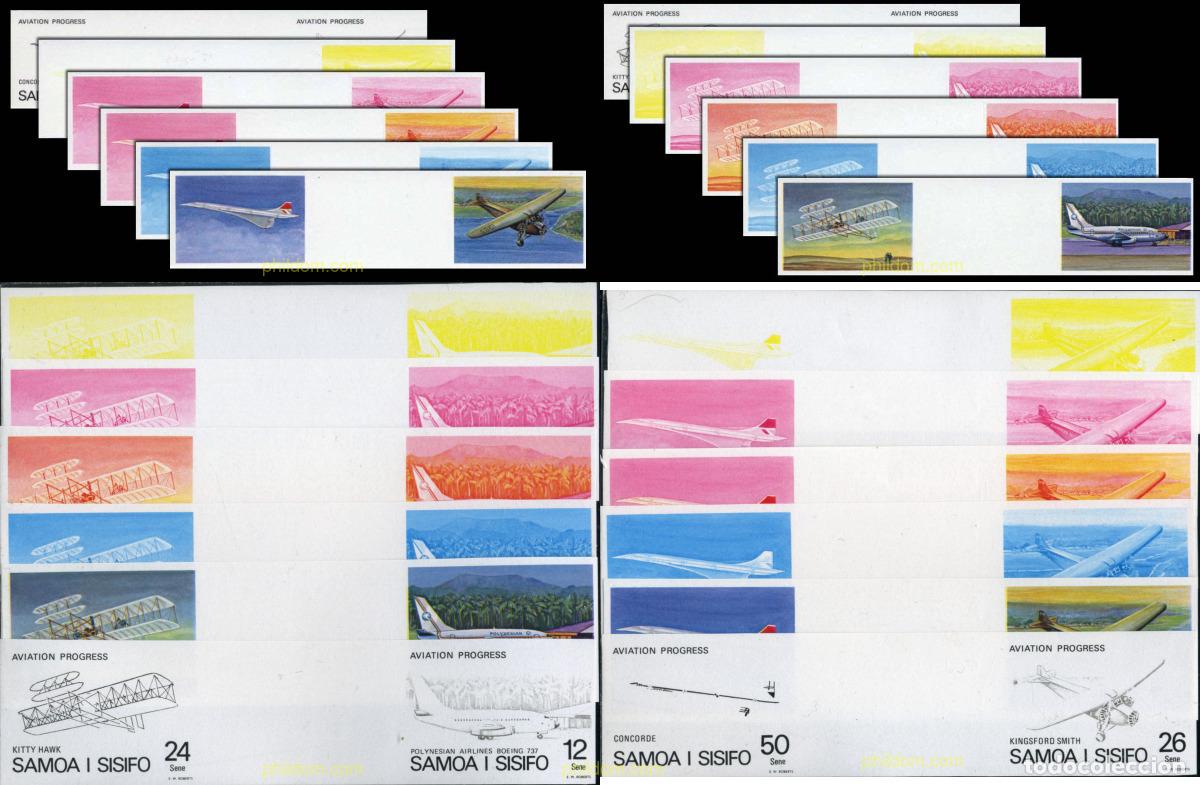 Sellos: 137226 MNH SAMOA 1978 DESARROLLO DE LA AVIACION