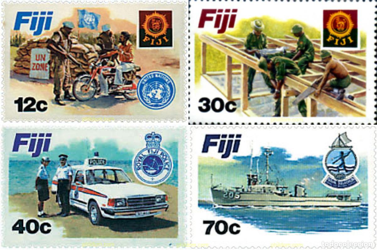 Sellos: 40938 MNH FIJI 1982 LAS FUERZAS DEL ORDEN
