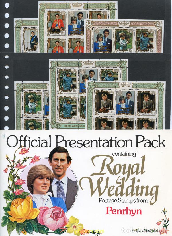 Sellos: 231412 MNH PENRHYN 1981 BODA DEL PRINCIPE CARLOS Y LADY DIANA SPENCER