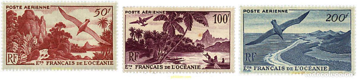 Sellos: 256092 MNH OCEANIA FRANCESA 1948 MOTIVOS VARIOS