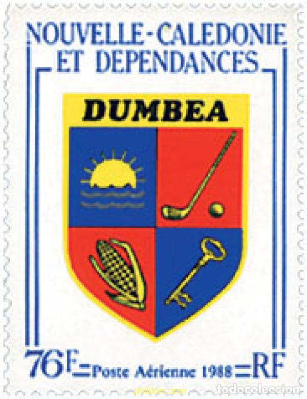 Sellos: 44533 MNH NUEVA CALEDONIA 1988 ESCUDO DE DUMBEA
