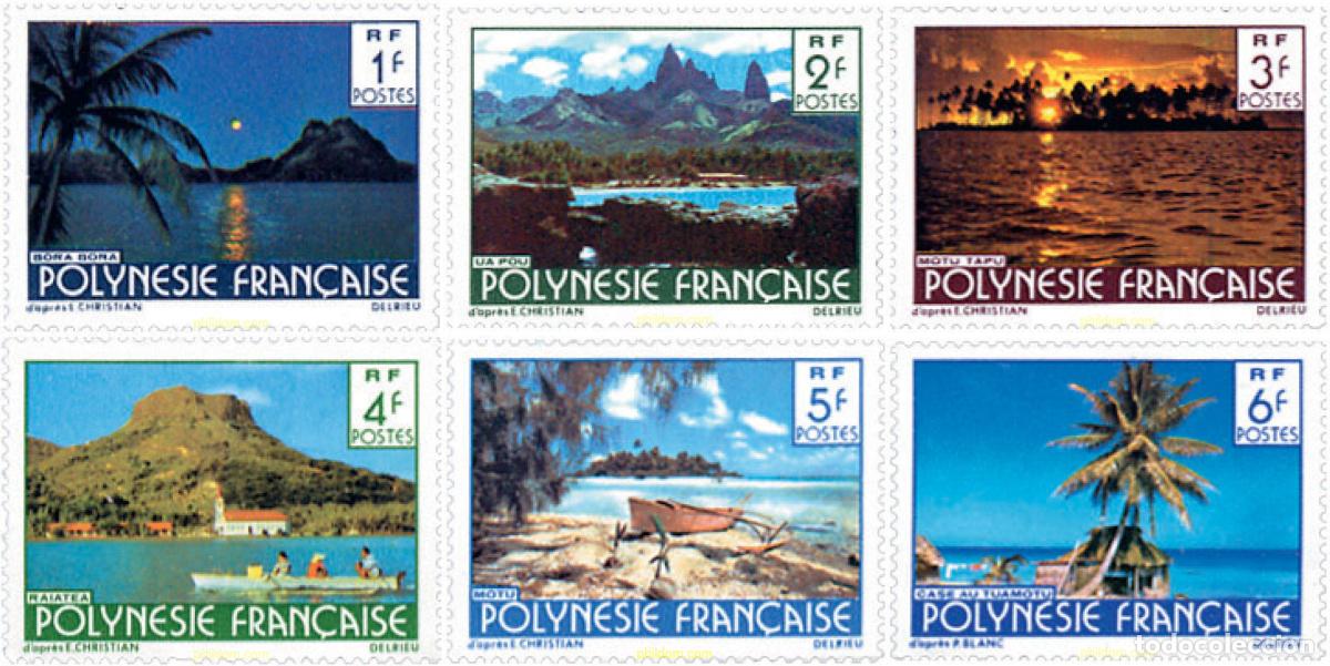 Sellos: 43585 MNH POLINESIA FRANCESA 1979 PAISAJES DE POLINESIA