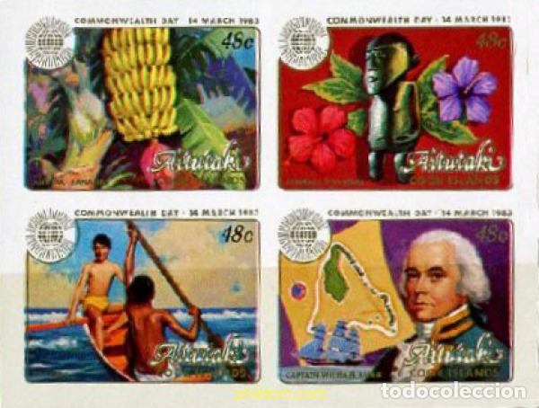 Sellos: 201458 MNH AITUTAKI 1983 DIA DE LA COMMONWEALTH