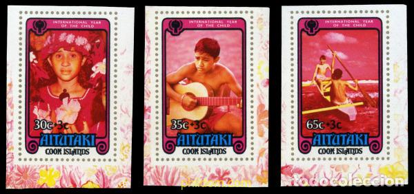 Sellos: 201354 MNH AITUTAKI 1979 A&Ntilde;O INTERNACIONAL DEL NI&Ntilde;O