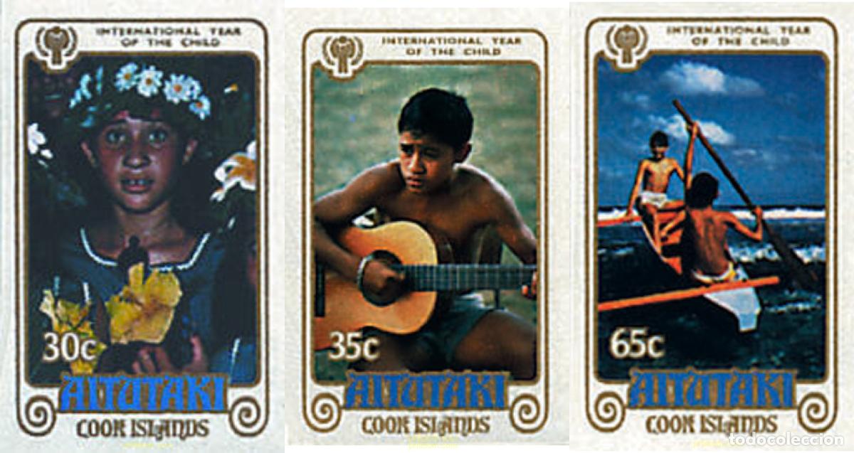 Sellos: 17301 MNH AITUTAKI 1979 A&Ntilde;O INTERNACIONAL DEL NI&Ntilde;O
