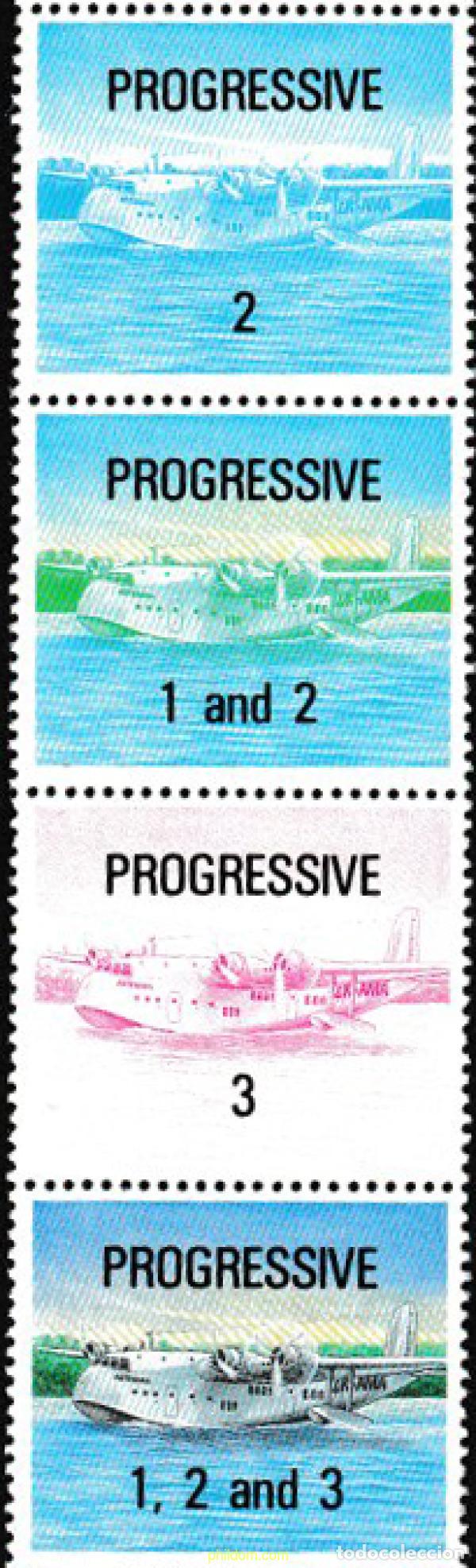 Sellos: 606856 MNH TONGA 1989 50 ANIVERSARIO DE LA AVIACION EN TONGA
