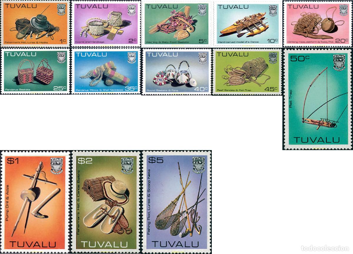 Sellos: 42852 MNH TUVALU 1983 MANUFACTURAS