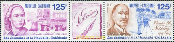 Selos: 157147 MNH NUEVA CALEDONIA 1991 ESCRITORES DE NUEVA CALEDONIA