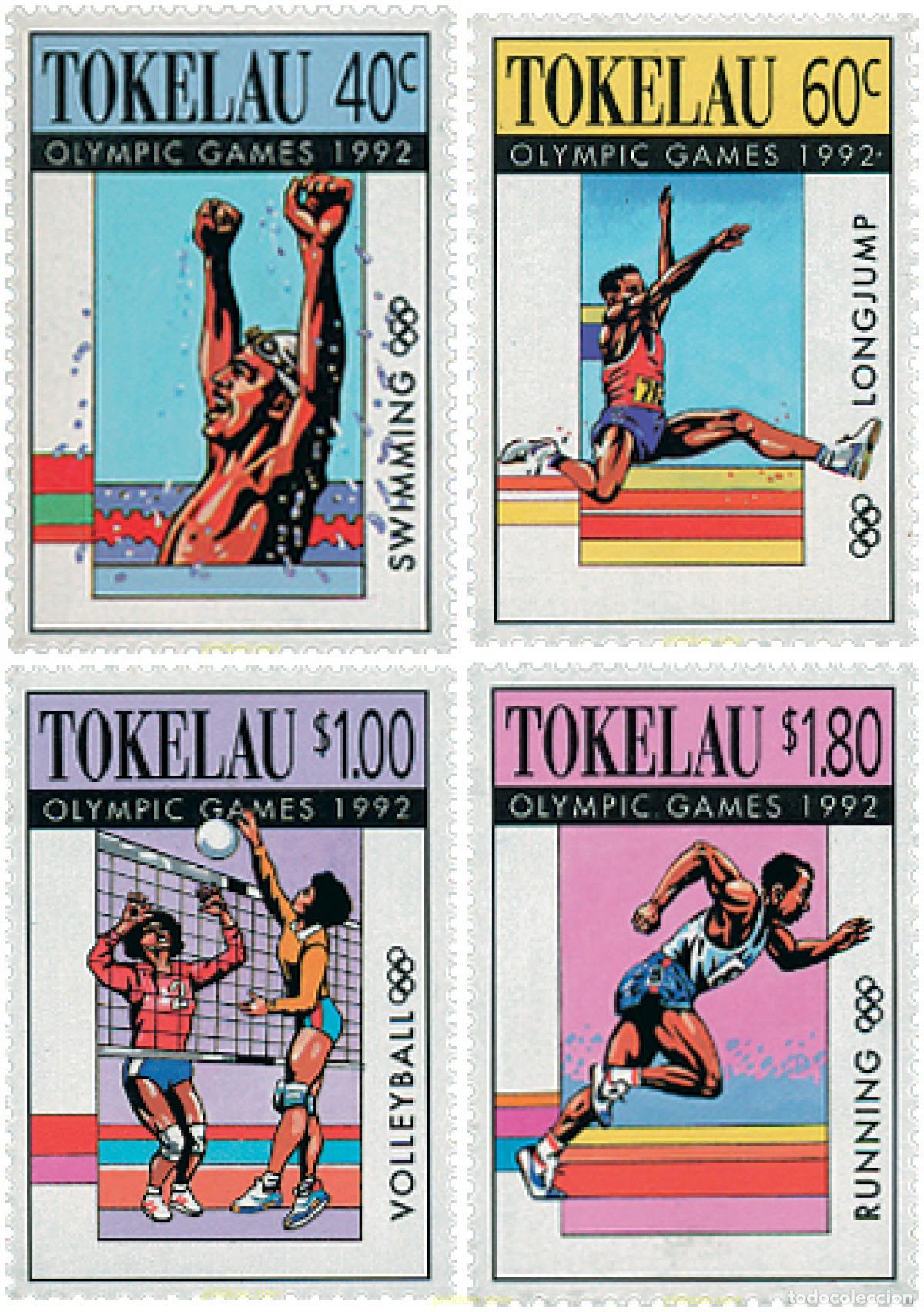 Sellos: 28011 MNH TOKELAU 1992 25 JUEGOS OLIMPICOS VERANO BARCELONA 1992