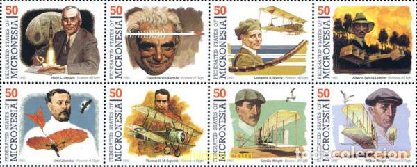 Sellos: 143507 MNH MICRONESIA 1993 PIONEROS DE LA AVIACION