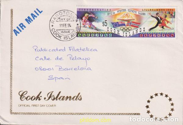 Sellos: 385362 MNH COOK Islas 1994 17 JUEGOS OLIMPICOS INVIERNO LILLEHAMMER 1994
