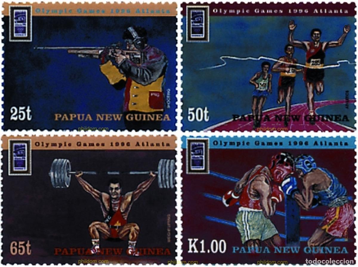 Sellos: 45123 MNH PAPUA NUEVA GUINEA 1996 26 JUEGOS OLIMPICOS VERANO ATLANTA 1996
