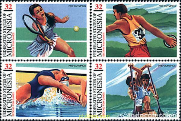 Sellos: 136590 MNH MICRONESIA 1997 PRE-OL&Iacute;MPICO JUEGOS DEPORTIVOS NACIONALES