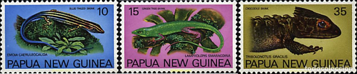 Sellos: 231955 MNH PAPUA NUEVA GUINEA 1978 REPTILES