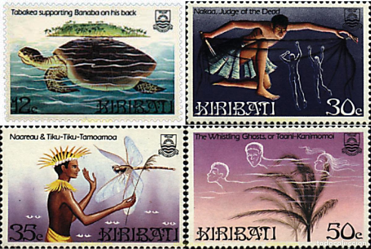 Sellos: 33428 MNH KIRIBATI 1985 LEYENDAS NACIONALES