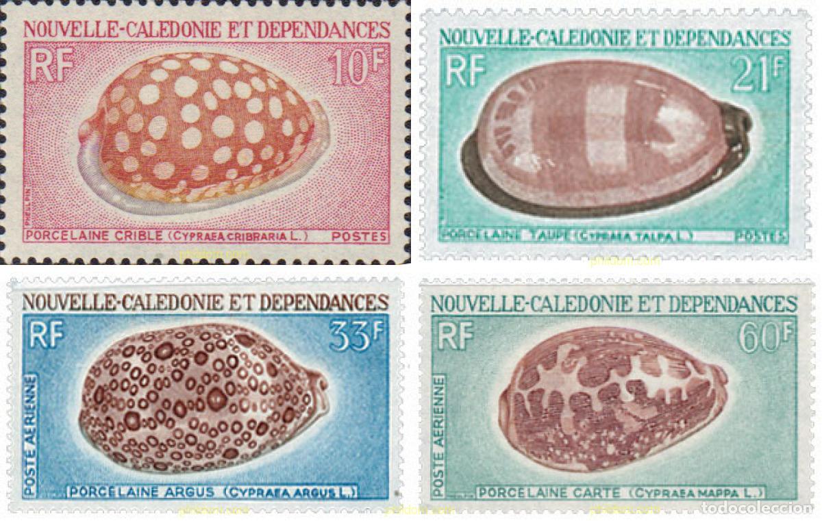 Sellos: 44459 MNH NUEVA CALEDONIA 1970 CONCHAS