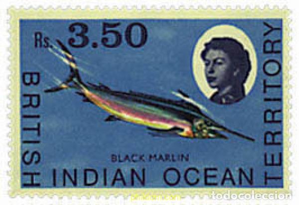 Sellos: 677818 MNH OCEANO INDICO BRITANICO 1968 FAUNA MARINA