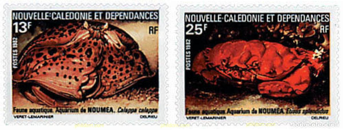 Sellos: 44489 MNH NUEVA CALEDONIA 1982 ACUARIO DE NOUMEA