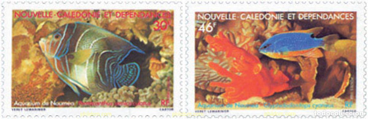 Sellos: 44535 MNH NUEVA CALEDONIA 1988 AQUARIUM DE NOUMEA