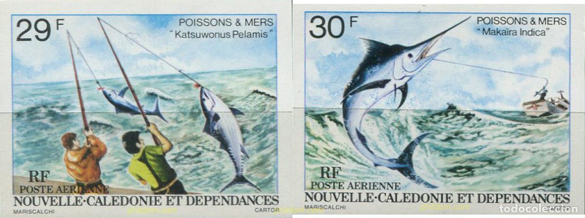 Sellos: 680808 MNH NUEVA CALEDONIA 1979 PECES