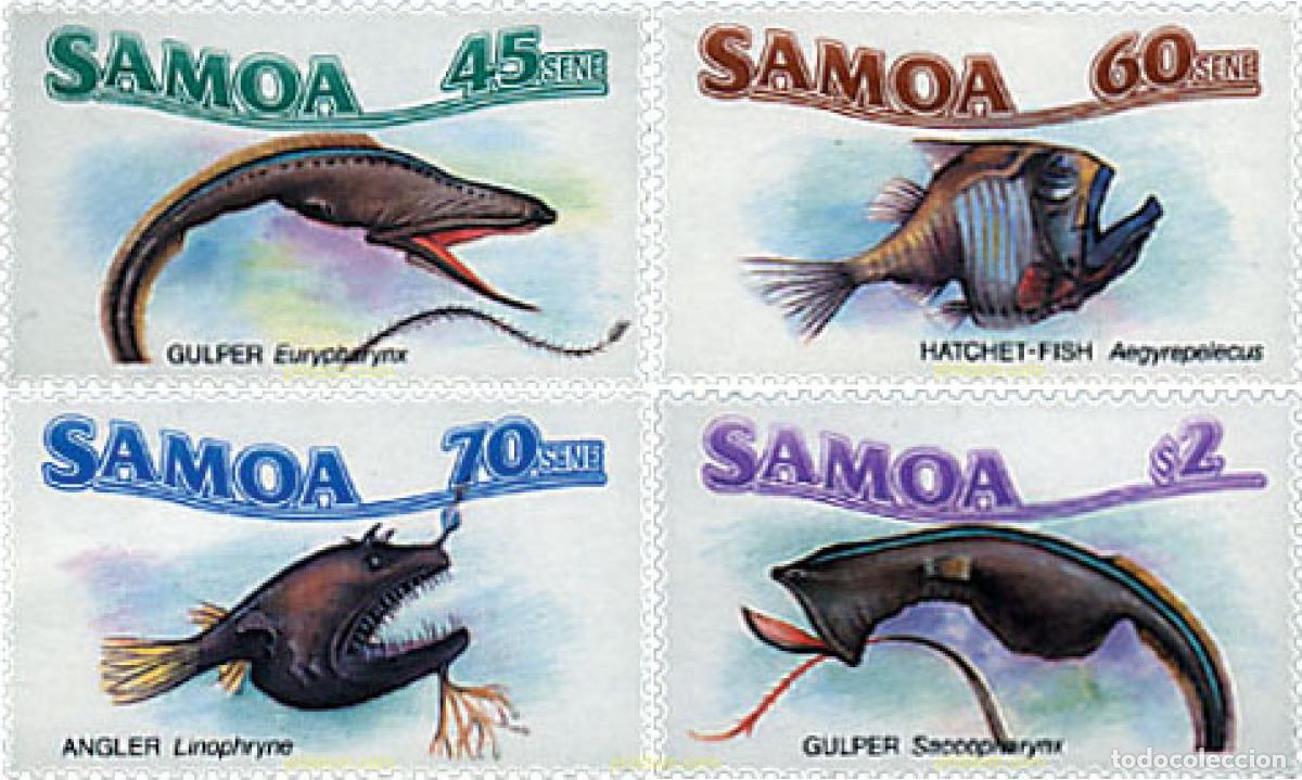 Sellos: 45526 MNH SAMOA 1987 FAUNA MARINA