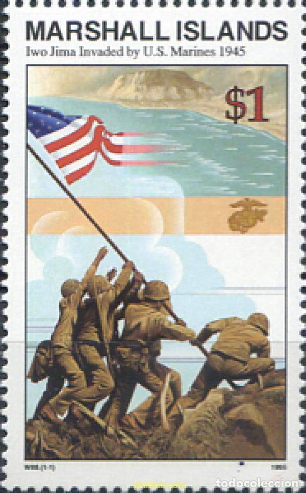 Sellos: 44283 MNH MARSHALL Islas 1995 ANIVERSARIO DE LA SEGUNDA GUERRA MUNDIAL