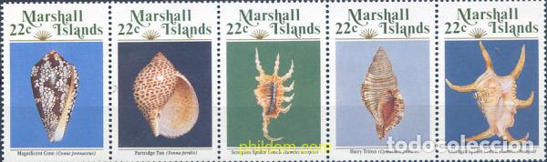 Sellos: 153645 MNH MARSHALL Islas 1987 CONCHAS