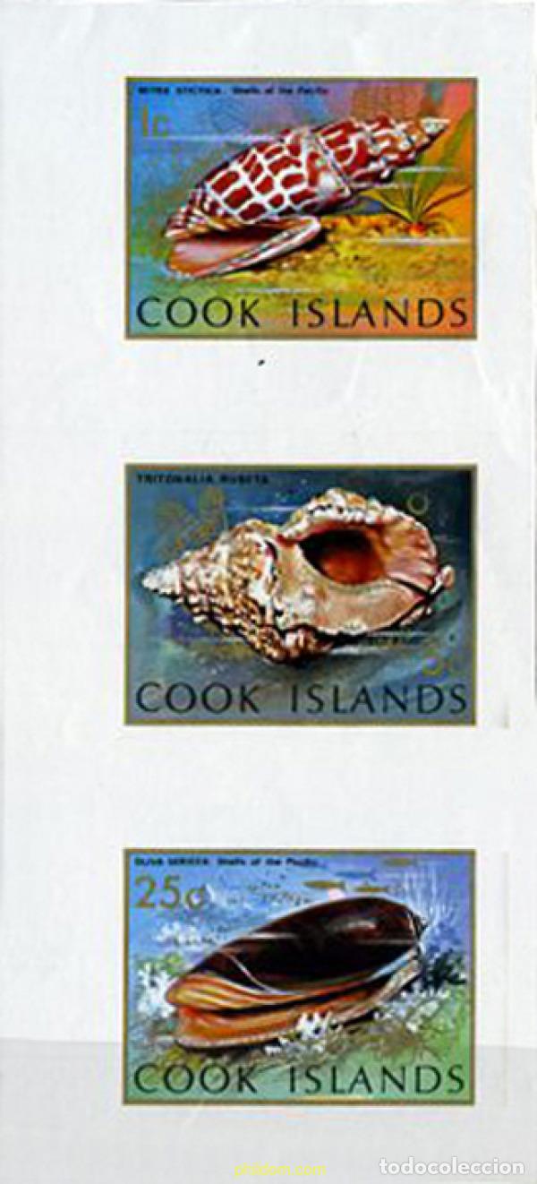 Sellos: 206560 MNH AITUTAKI 1974 CONCHAS