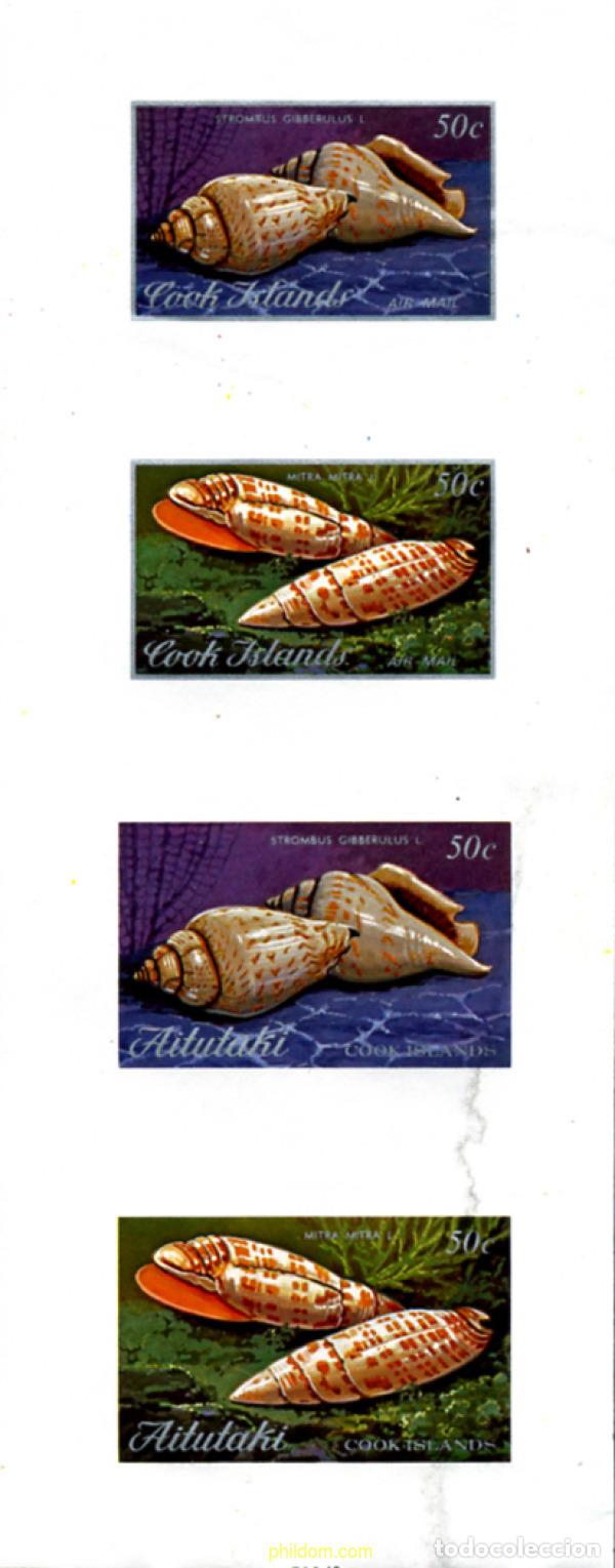 Sellos: 262005 MNH AITUTAKI 1974 CONCHAS