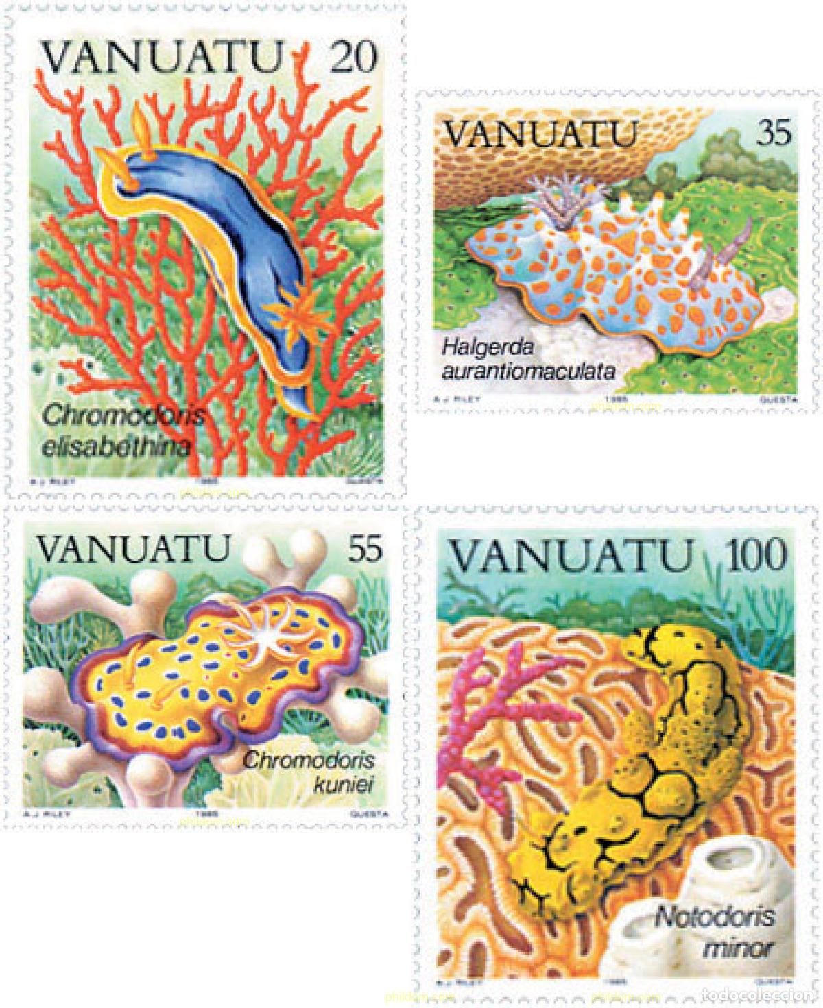 Sellos: 45804 MNH VANUATU 1985 FAUNA MARINA