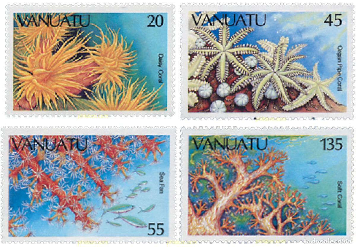 Sellos: 45806 MNH VANUATU 1986 CORALES