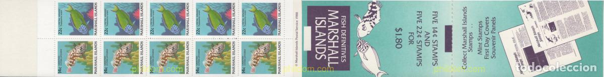 Sellos: 655572 MNH MARSHALL Islas 1988 PECES