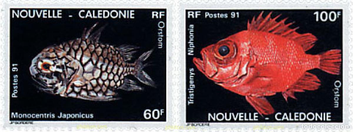 Sellos: 44550 MNH NUEVA CALEDONIA 1991 PECES
