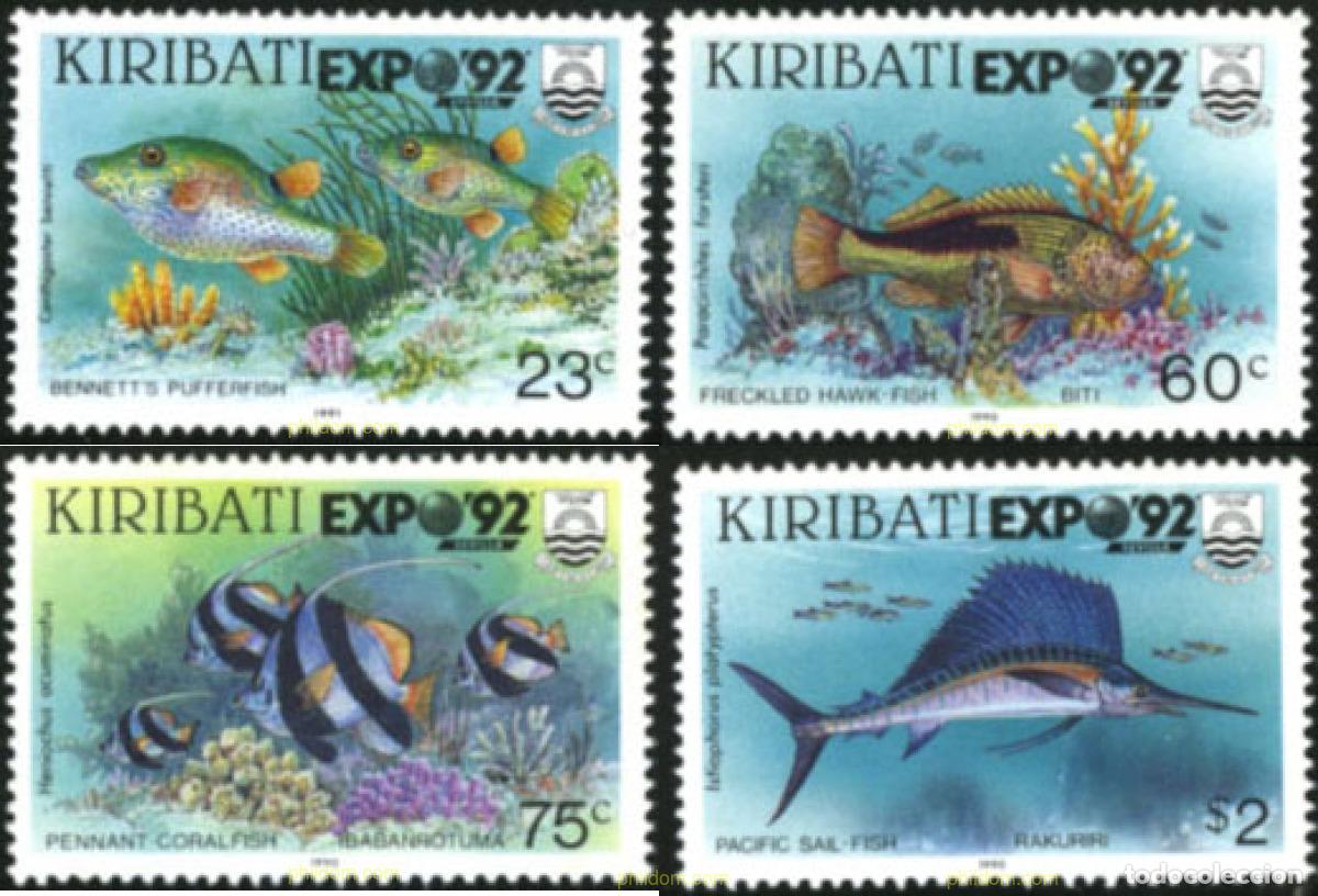 Stamps: 44199 MNH KIRIBATI 1992 EXPO 92. EXPOSICION UNIVERSAL DE SEVILLA