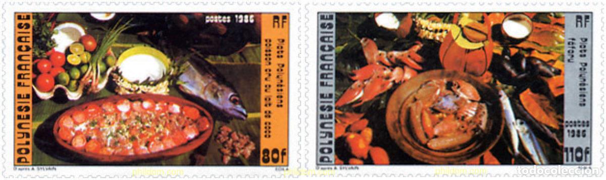 Sellos: 91571 MNH POLINESIA FRANCESA 1986 PLATOS TIPICOS