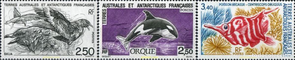 Stamps: 32809 MNH ANTARTIDA FRANCESA 1993 FAUNA ANTARTICA