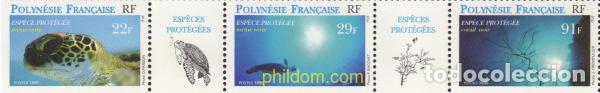 Sellos: 585042 MNH POLINESIA FRANCESA 1995 ESPECIES PROTEGIDAS