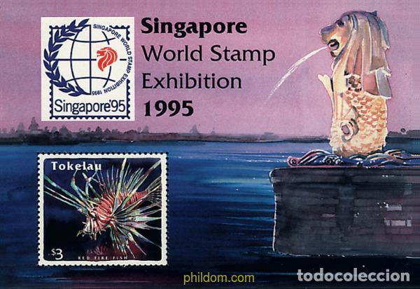 Sellos: 45621 MNH TOKELAU 1995 PECES DEL ARRECIFE