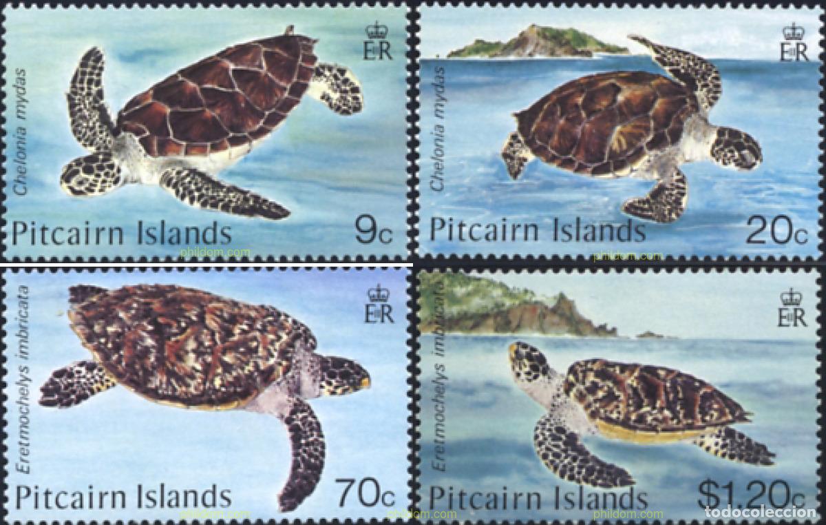 Sellos: 45251 MNH PITCAIRN Islas 1986 TORTUGAS MARINAS