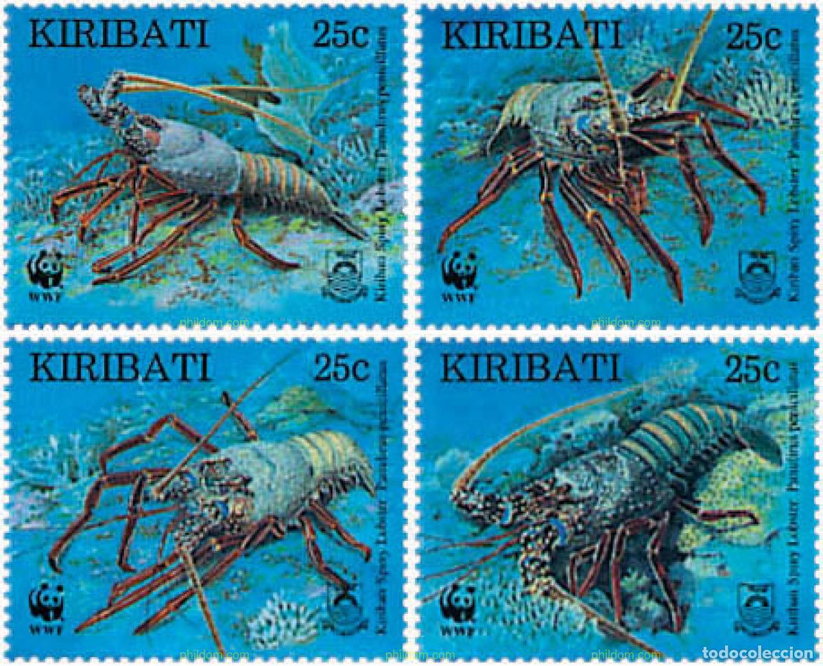 Stamps: 74961 MNH KIRIBATI 1998 LANGOSTA INSULAR