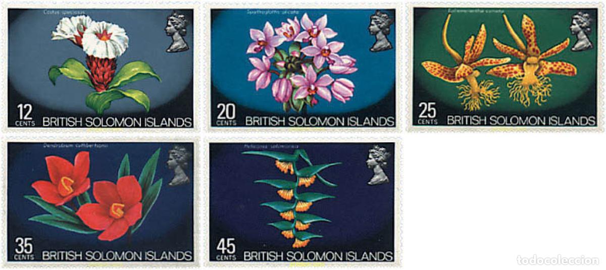 Sellos: 293915 MNH SALOMON 1972 FAUNA Y FLORA