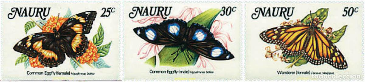 Sellos: 76483 MNH NAURU 1984 MARIPOSAS