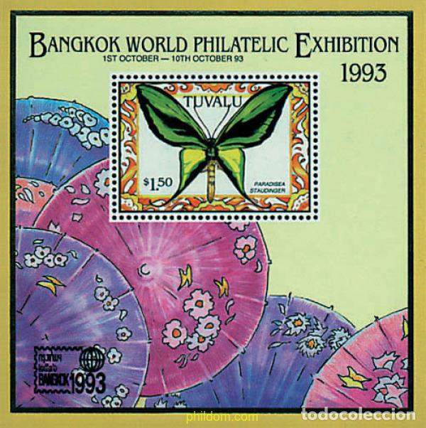 Stamps: 95302 MNH TUVALU 1993 BANGKOK 93. EXPOSICION FILATELICA INTERNACIONAL