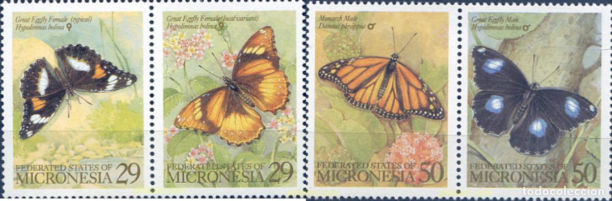 Stamps: 5501 MNH MICRONESIA 1993 MARIPOSAS