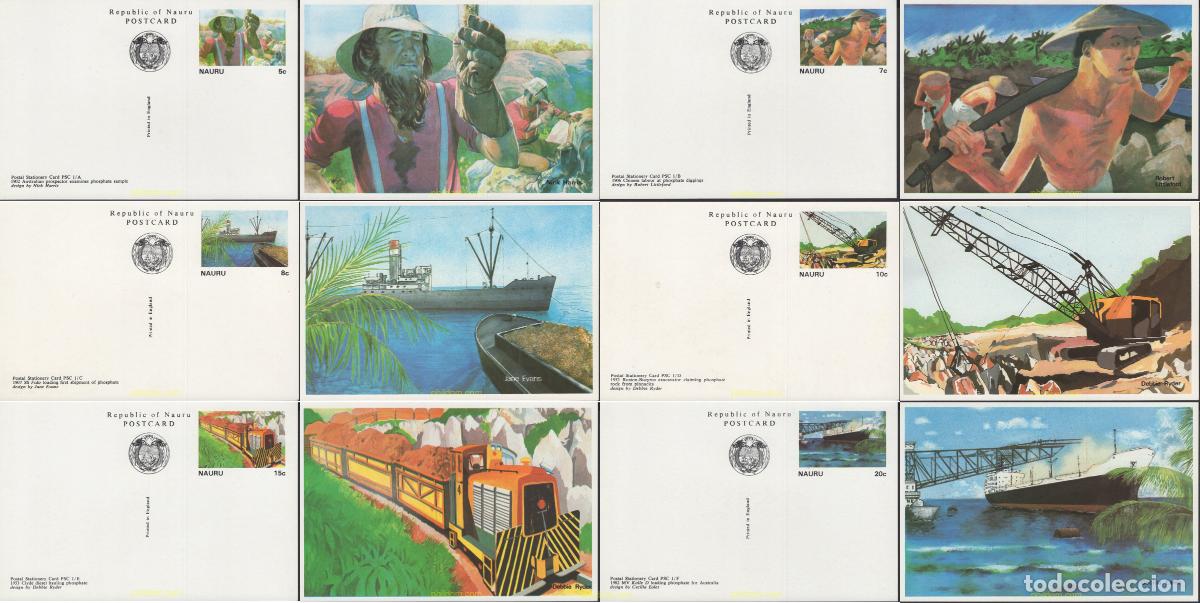 Sellos: 660765 MNH NAURU 1982 75 ANIVERSARIO DE LA CREACION DE LA INDUSTRIA DE FOSFATO