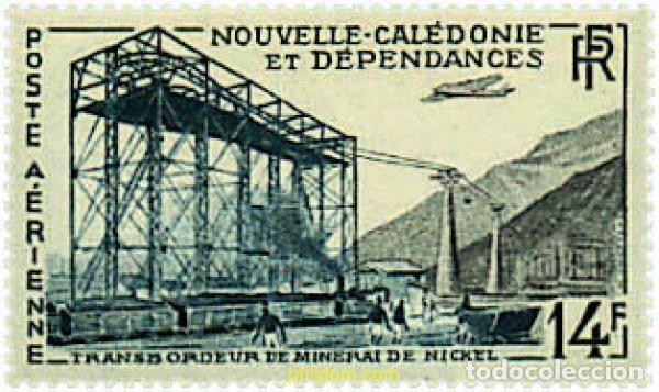 Sellos: 56758 MNH NUEVA CALEDONIA 1955 TRANSPORTE DEL MINERAL DE NIQUEL