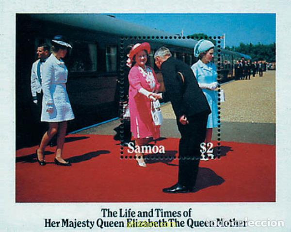 Sellos: 57844 MNH SAMOA 1985 85 ANIVERSARIO DE LA REINA MADRE